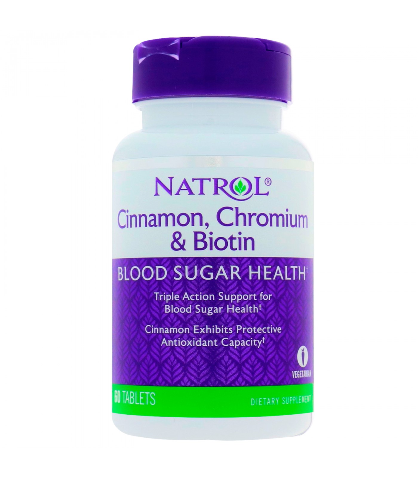 Natrol - Cinnamon Chromium Biotin / 60 tab